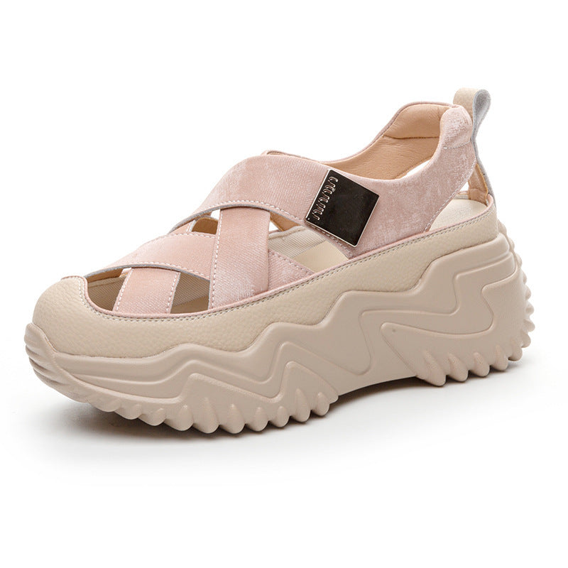 Women's Dad Summer Versatile Korean Style Thick Bottom Women's Casual Shoes