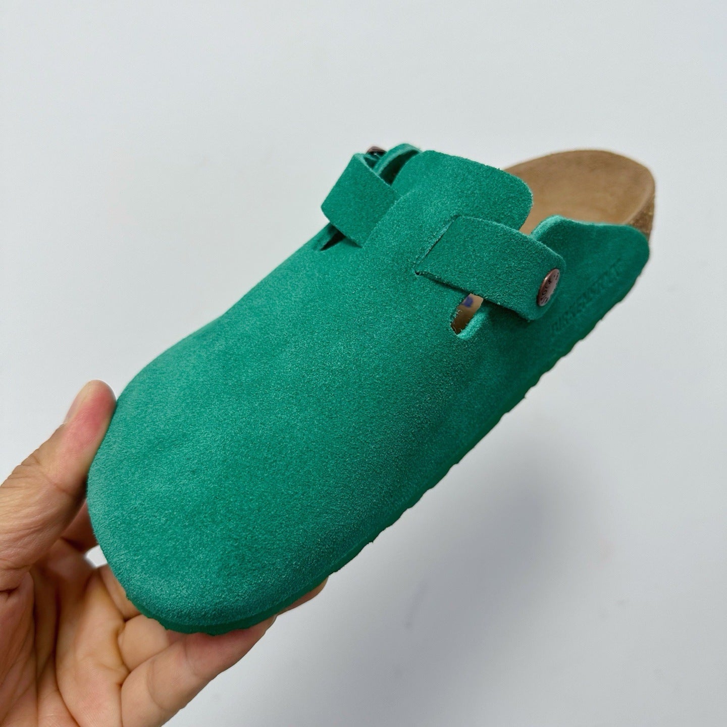 Women's & Men's Regular Pattern Couple Flat Toe Box Genuine Bo Cork Foot Slippers