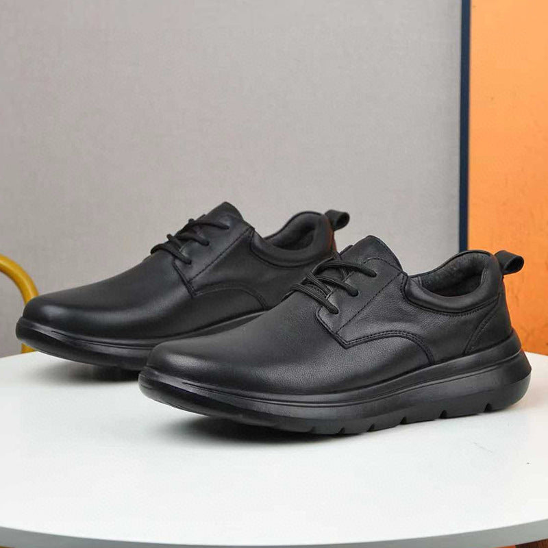 Men's Layer Cowhide Sports Lightweight Soft Sole Casual Shoes