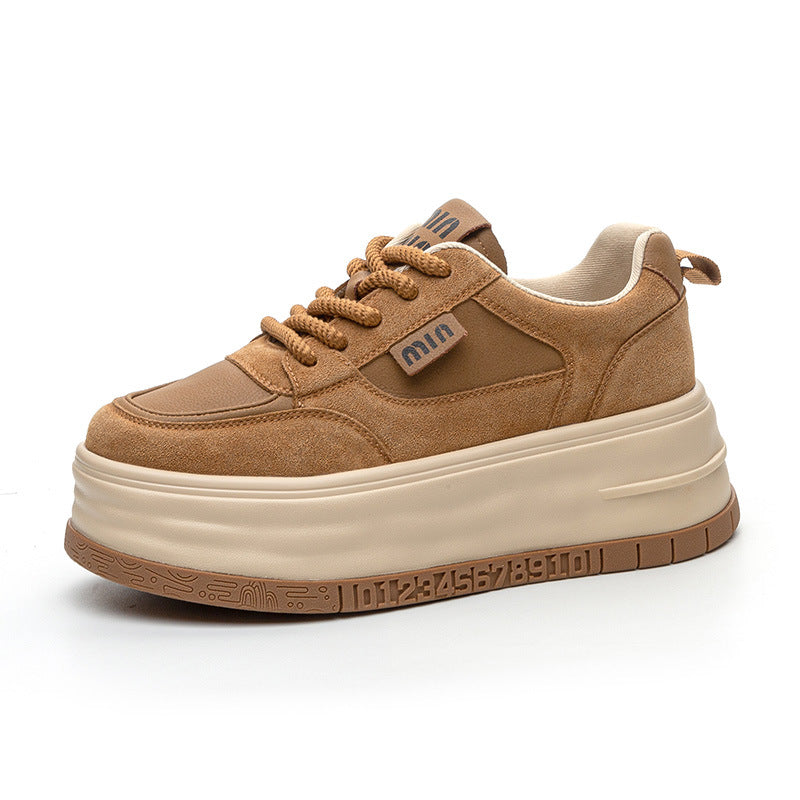Women's Thick-soled Small Spring Platform Versatile Retro Sneakers