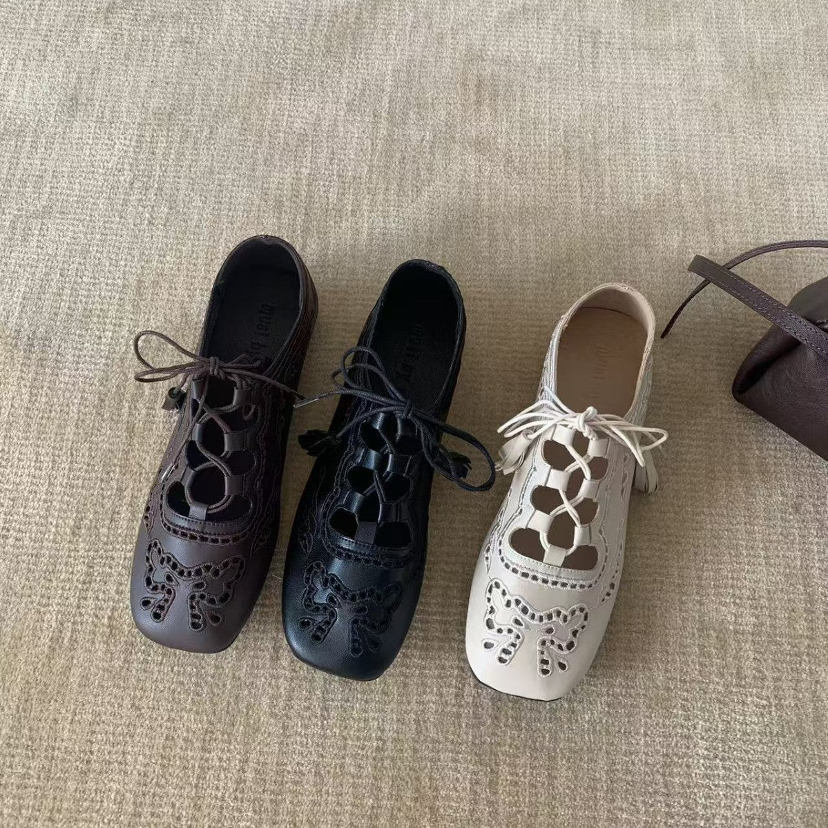Women's Retro Niche Design Hidden Height Increasing Single-layer Commuter Mori Men's Shoes