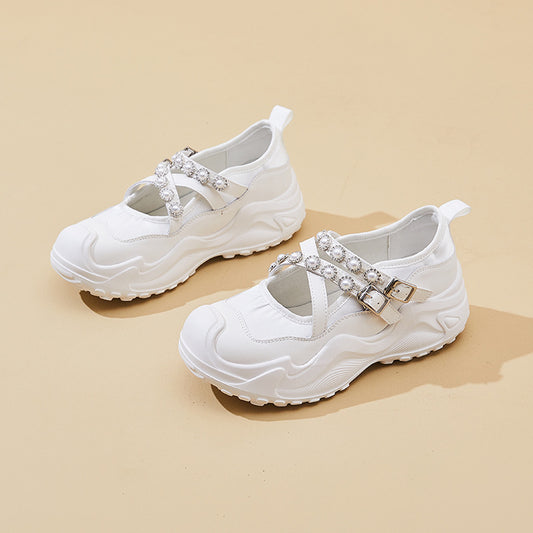 Women's Dad Fashionable Summer Korean Style Thick Sneakers