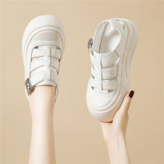 Women's With Feeling Closed Toe Summer Outer Wear Board Sandals