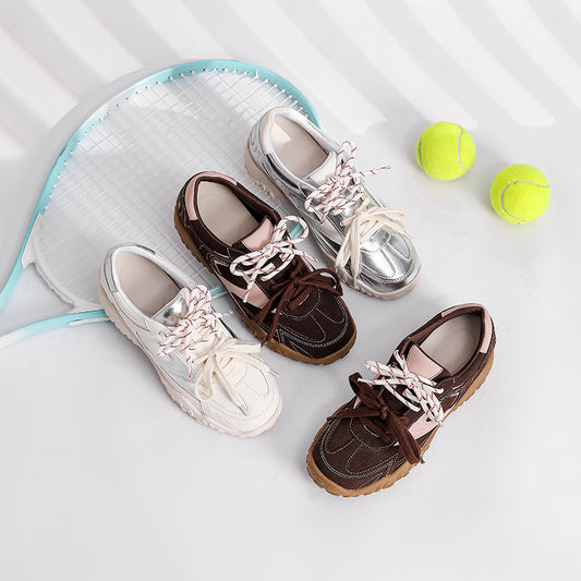 Women's German Training Genuine Platform Breathable Portable Pairs Of Shoelaces Height Women's Sports Shoes