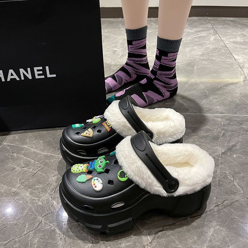 Women's Fleece-lined Outer Winter Thick Sole Increased Women's Shoes