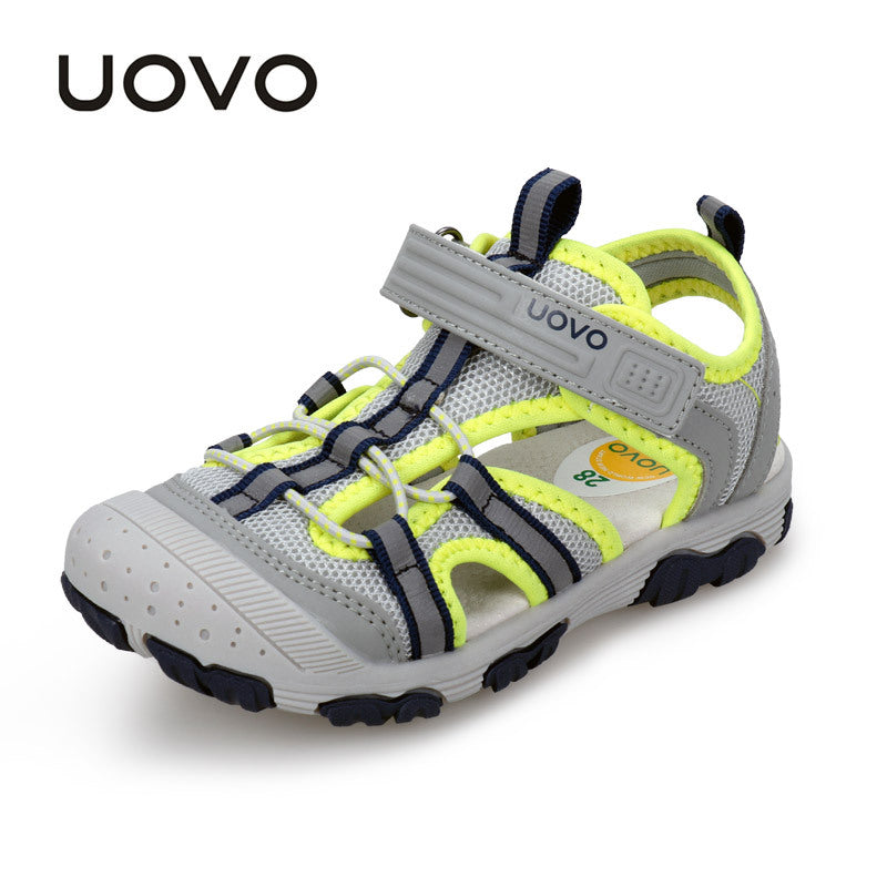 Children's Boys Closed Toe Korean Style Soft Bottom Kid's Sandals