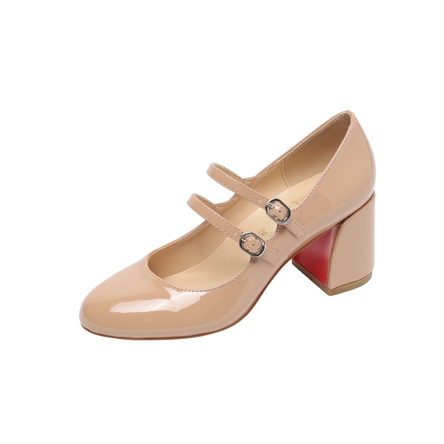 Buckle Chunky Mary Jane High Pumps School Not Tired Feet Heels