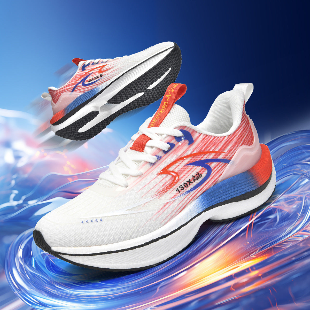 Light Elastic Comfortable Breathable Popcorn Bottom Sneakers