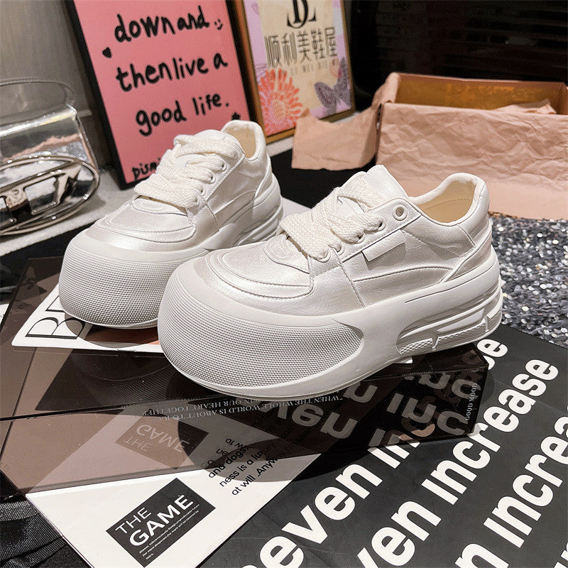 Women's Big Toe Doll Head Board Thick Bottom Muffin Bread Women's Sports Shoes