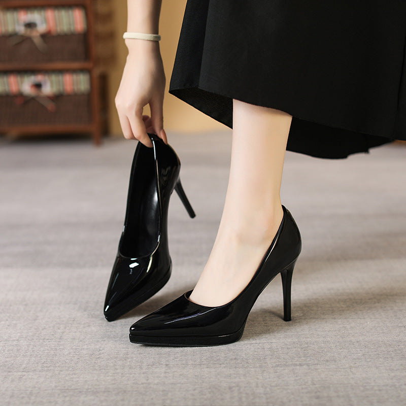 Women's High Patent Pointed Toe Sexy Stiletto Women's Shoes