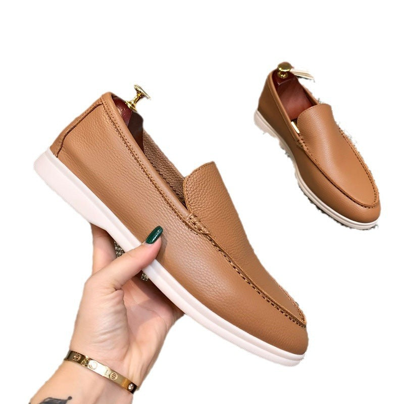 Men's Authentic Slip-on British Comfortable Flat Lovers Original Loafers/doug Shoes