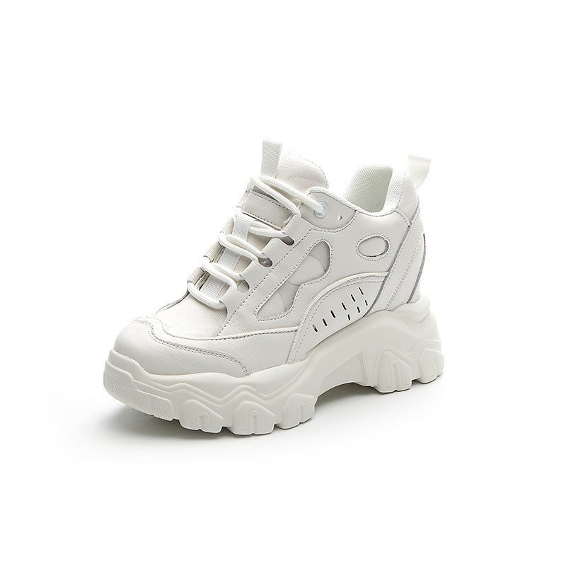 Women's Insole Dad Spring Muffin Thick Bottom Breathable Sneakers