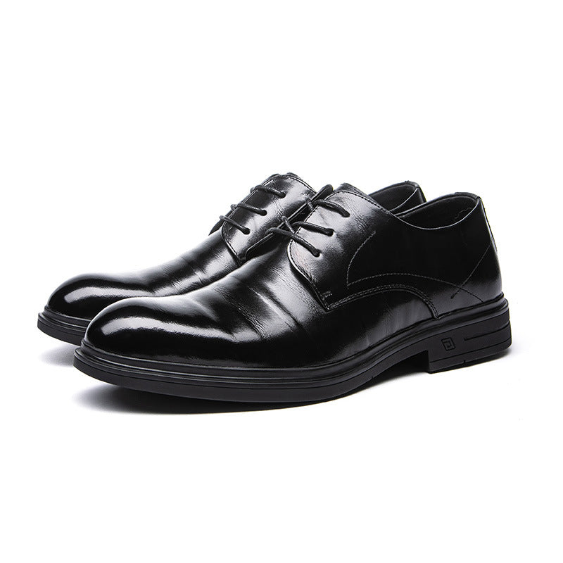 Men's Breathable Genuine Business Formal Wear Soft Bottom Leather Shoes