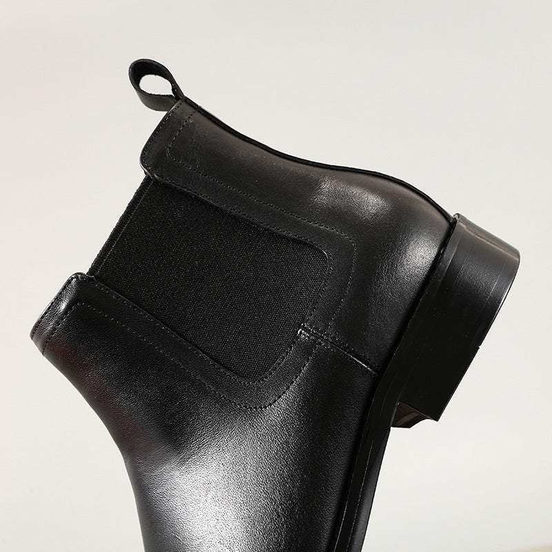 Men's British Vintage Upscale Handmade Chelsea Business Boots