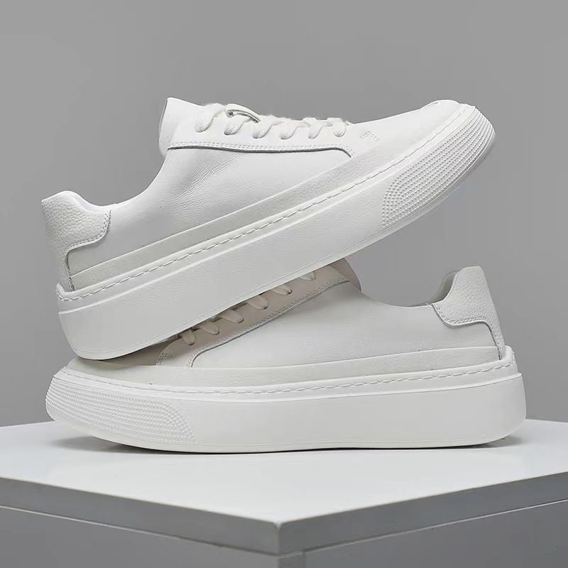 Men's Summer Breathable White Fashionable Korean Versatile Men's Shoes