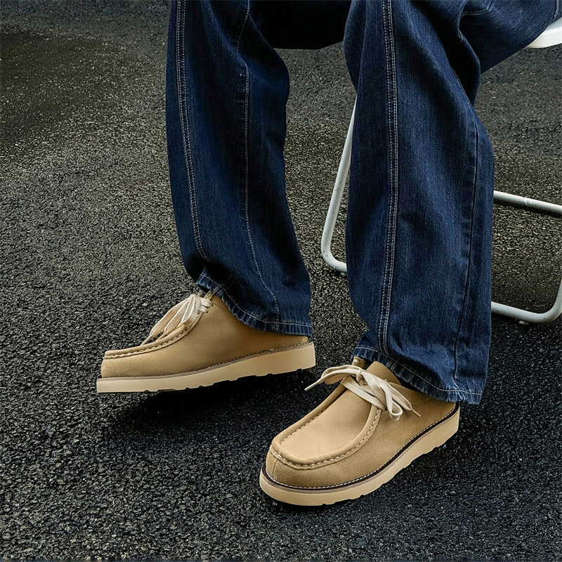 Men's Charming Trendy Versatile Retro Martin Leather Shoes