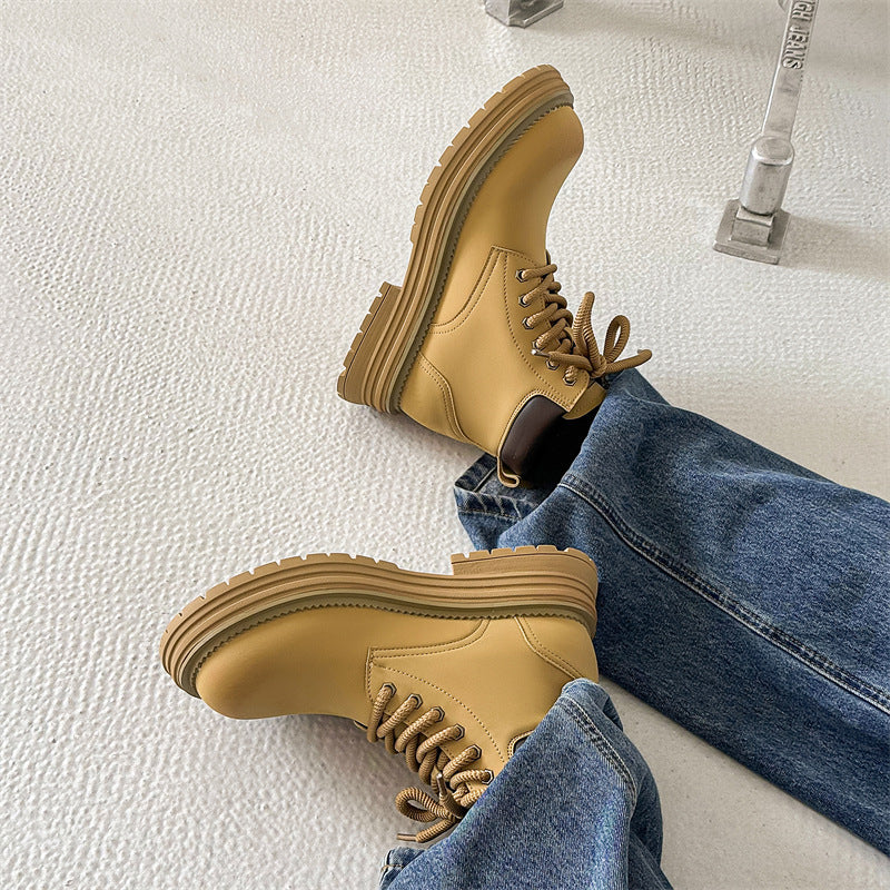 Men's Style Worker Big Head Can't Break Martin Retro Boots