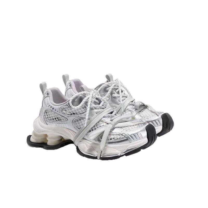 Women's Lin Yun Particle Spring Platform Dad Casual Shoes