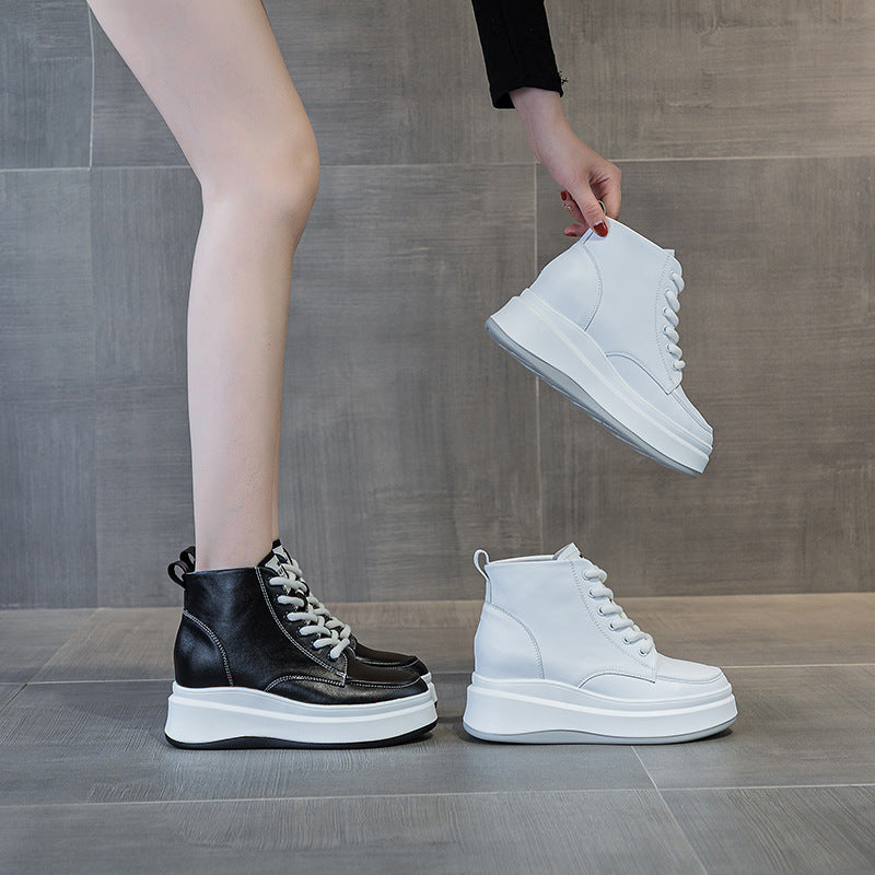 Women's Platform Summer Fashion Trend Versatile Solid Casual Shoes