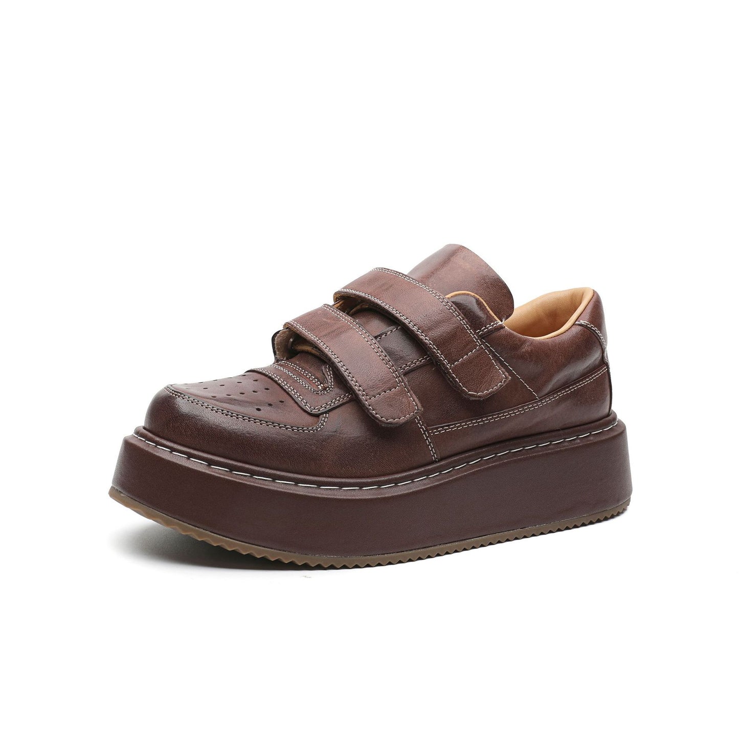 Horse Full Autumn Board Thick Bottom Elevator Wild Women's Casual Shoes