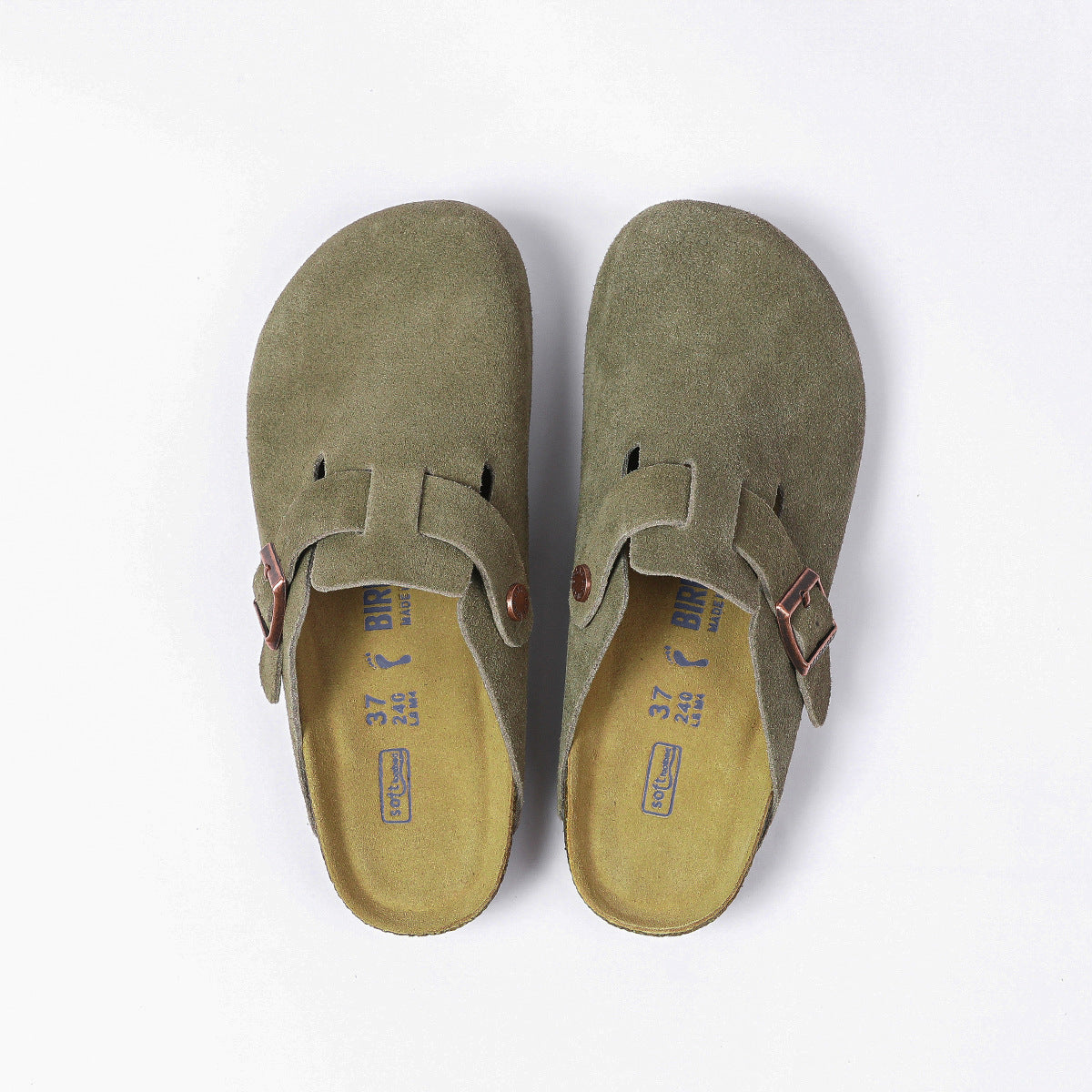 Women's & Men's Genuine Outdoor Leisure Pump Retro Half Platform Sandals