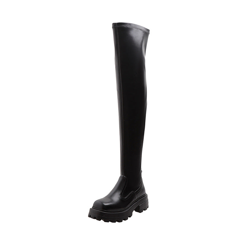 Women's Over The Knee Slimming Stretch Thick Boots