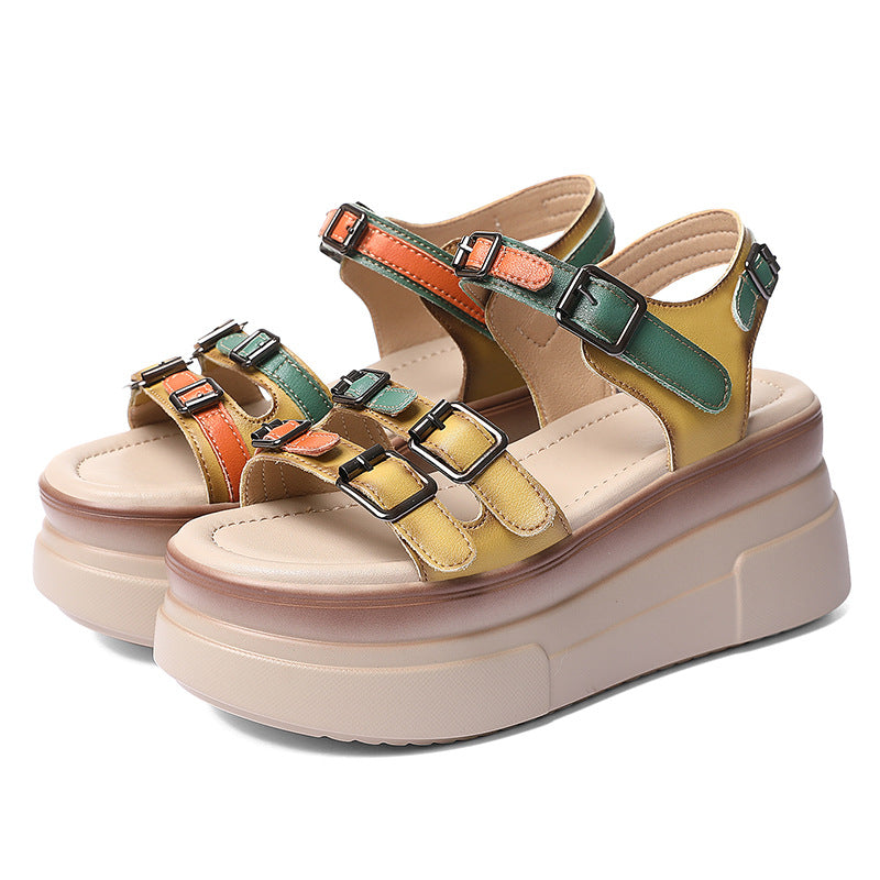 Women's Thick-soled Small Summer Wedge Lightweight Waterproof Sandals