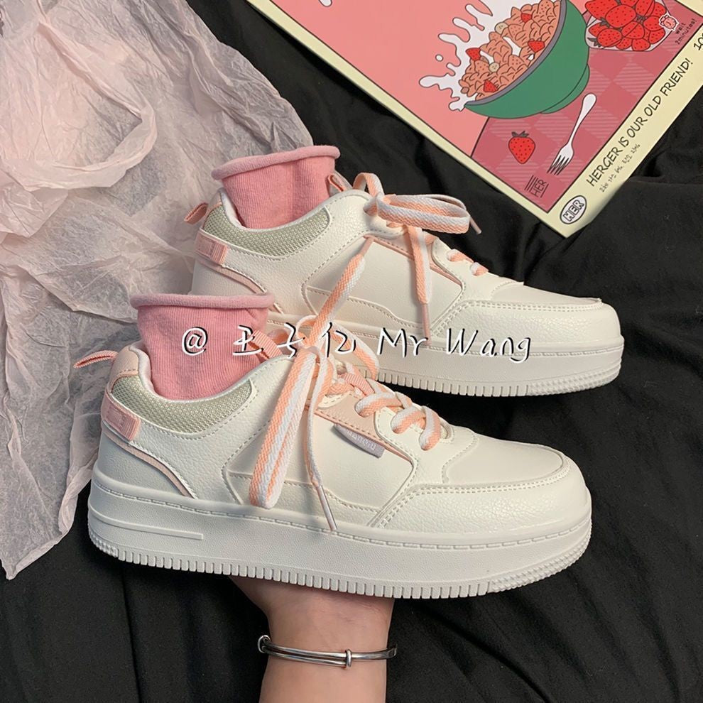 White Female Summer Versatile Spring Fashion Sneakers