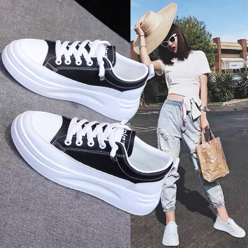 Women's Cool Stylish Fashionable Hidden White Casual Shoes