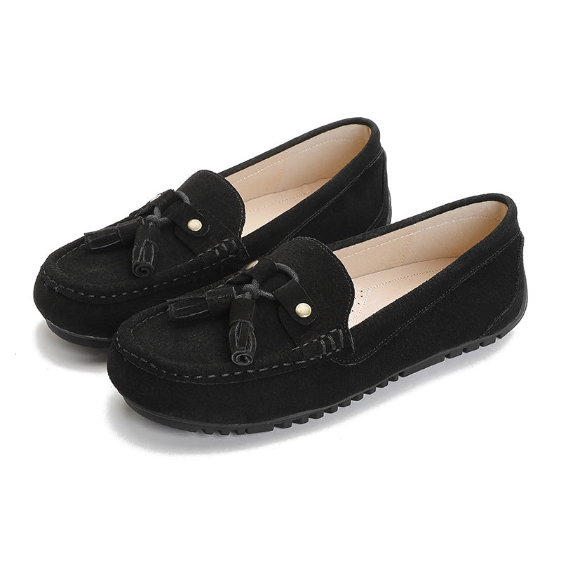 Women's Soft Bottom Slip-on Lofter Pregnant Flat Pumps Women's Casual Shoes