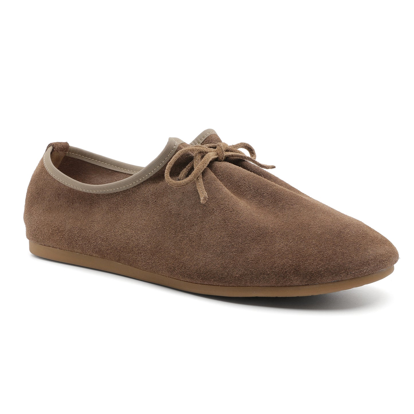 Summer Soft Bottom Simple Mesh Round Head Commuter Men's Casual Leather Shoes