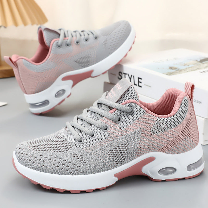 Women's & Men's Autumn Flying Woven Sports Source Air Casual Shoes