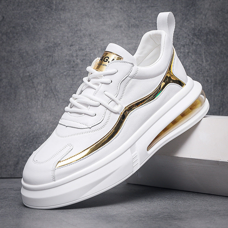 Men's Pair Color Stitching Craft Trendy Heightened Sneakers