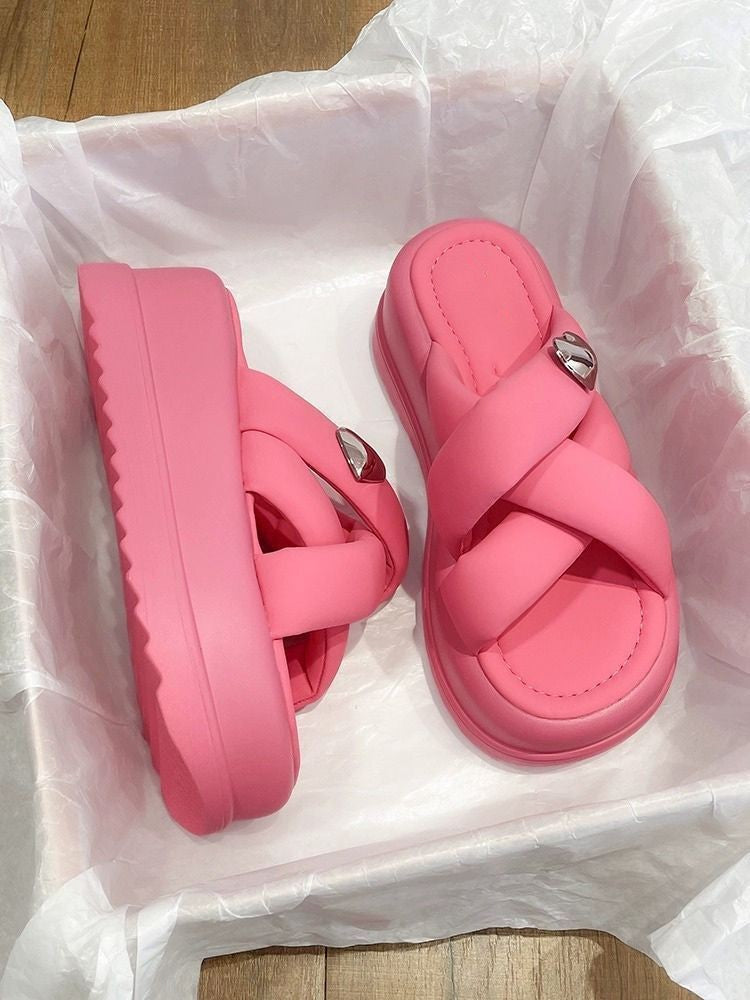 Women's Raise The Bottom Slip-on Summer Fashion Sandals