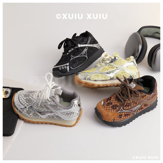Children's Advanced Mesh Breathable Hidden Velcro Functional Children's Sports Shoes