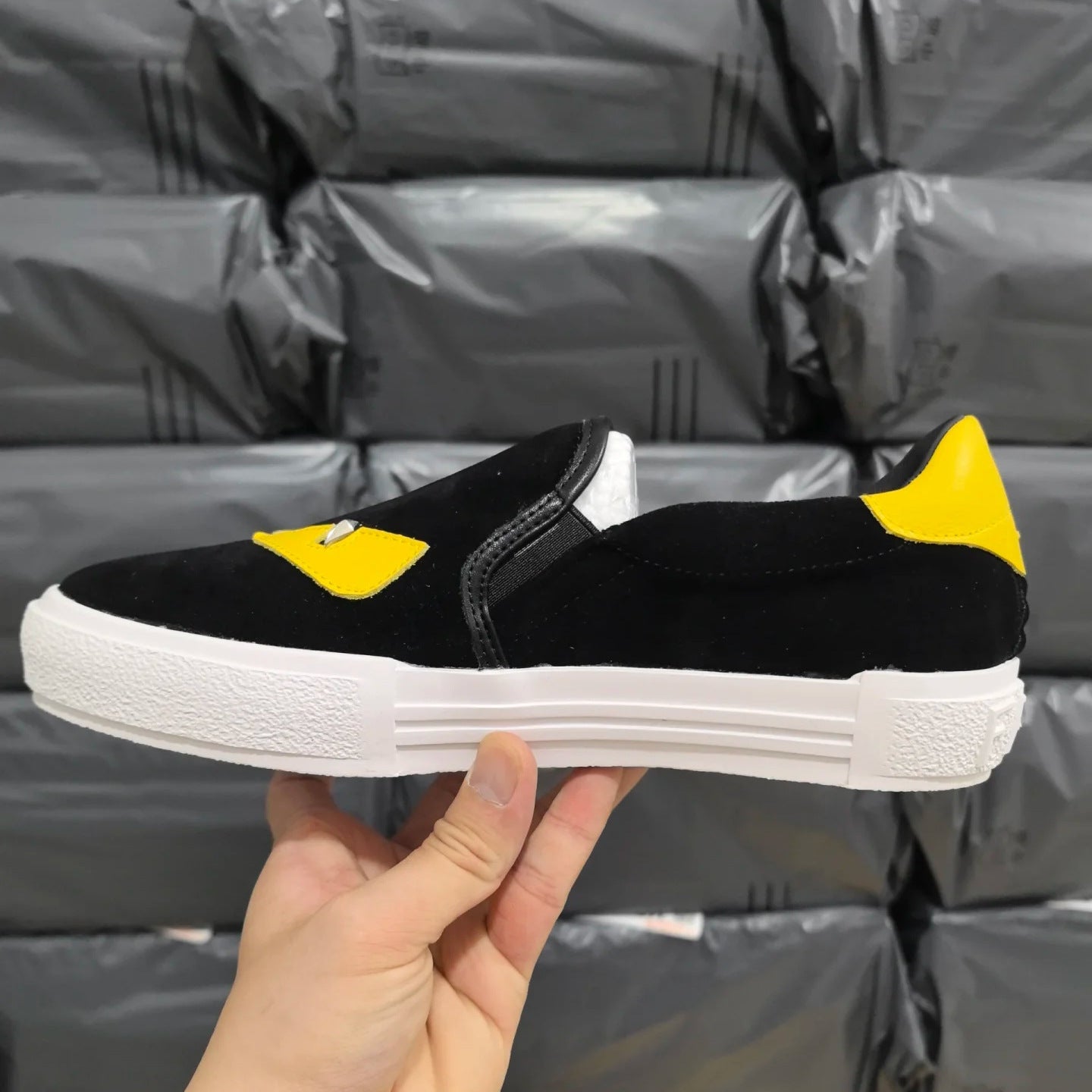 Classic Monster Of F Slip-on Devil's Eye Men's Board Shoes