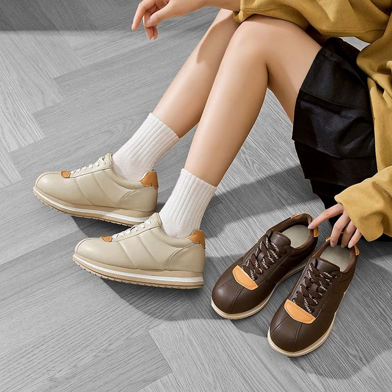 Ugly Cute Small Inner Height Increasing Female Spring Thick Women's Casual Shoes