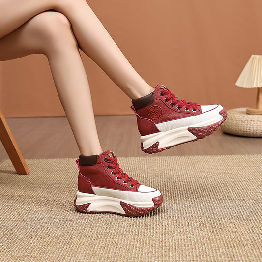 Women's Genuine Daddy Fashion Skinny Platform Sneakers