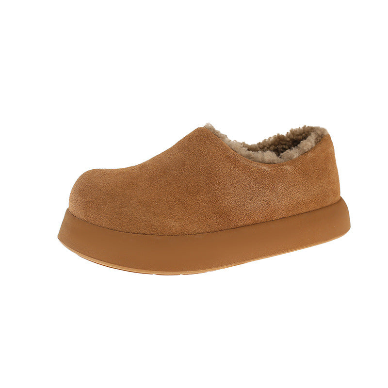 Women's Genuine Real Wool Small Potatoes Warm Winter Muller Women's Snow Boots