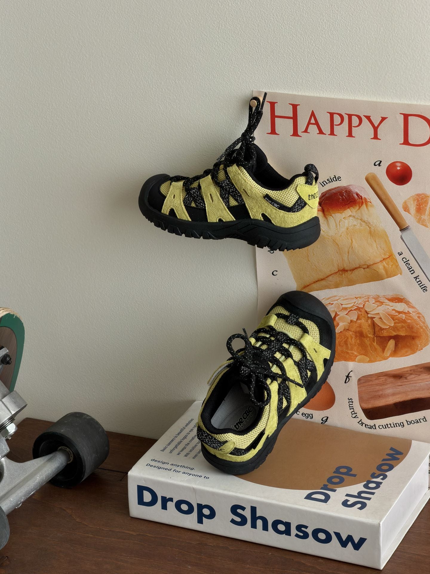 Breathable Mesh Closed Toe Functional Protective Rubber Magic Sticker Children's Sports Shoes