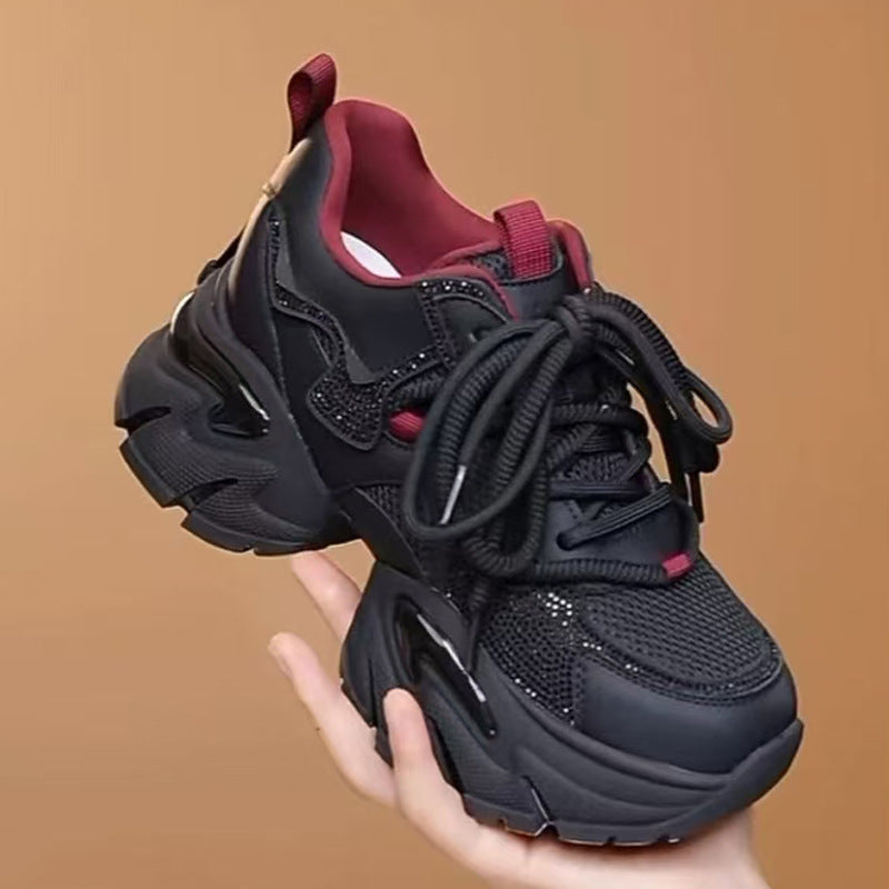 Women's Dad Female Platform Height Increasing Insole Women's Casual Shoes
