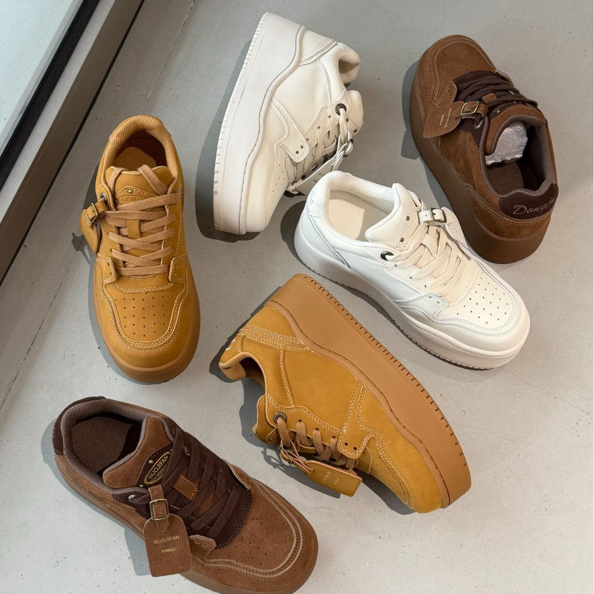 Preface Fan Sports Thick Bottom Increased Female Bread Women's Casual Shoes
