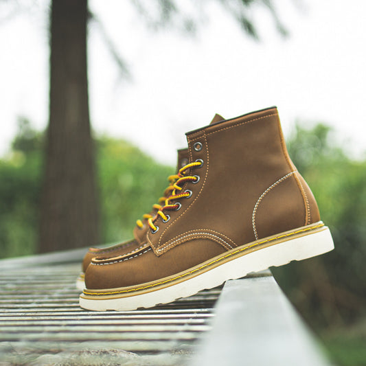 Men's Martin Retro Mark Head Worker Crazy Boots
