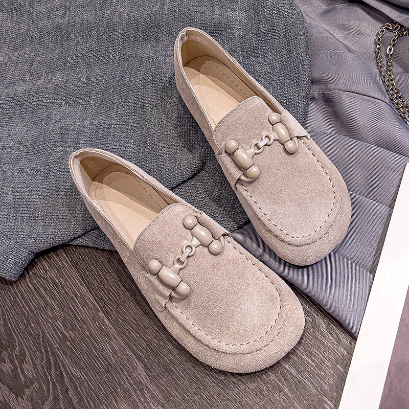 Su Spring Buckle Retro Platform Comfort Women's Casual Shoes