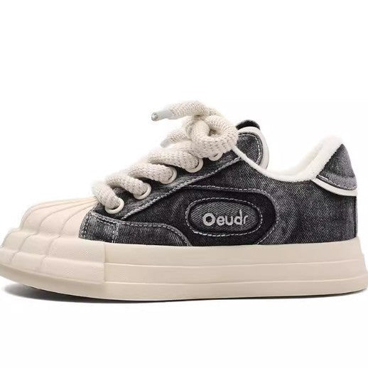 The Bottom Black White Board Ugly Cute Sneakers