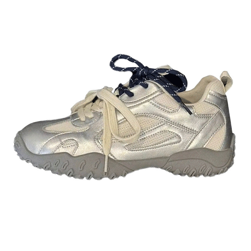 Women's Summer Mesh Breathable Thick Bottom Height Increasing Insole Casual Shoes