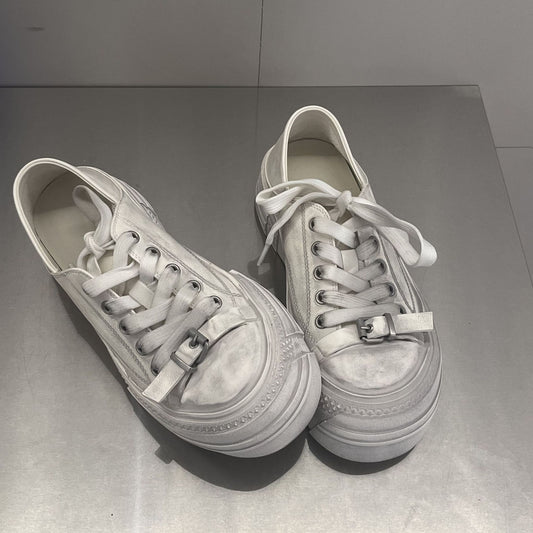 Women's Retro High-grade Genuine Platform Elevator Wild Casual Shoes