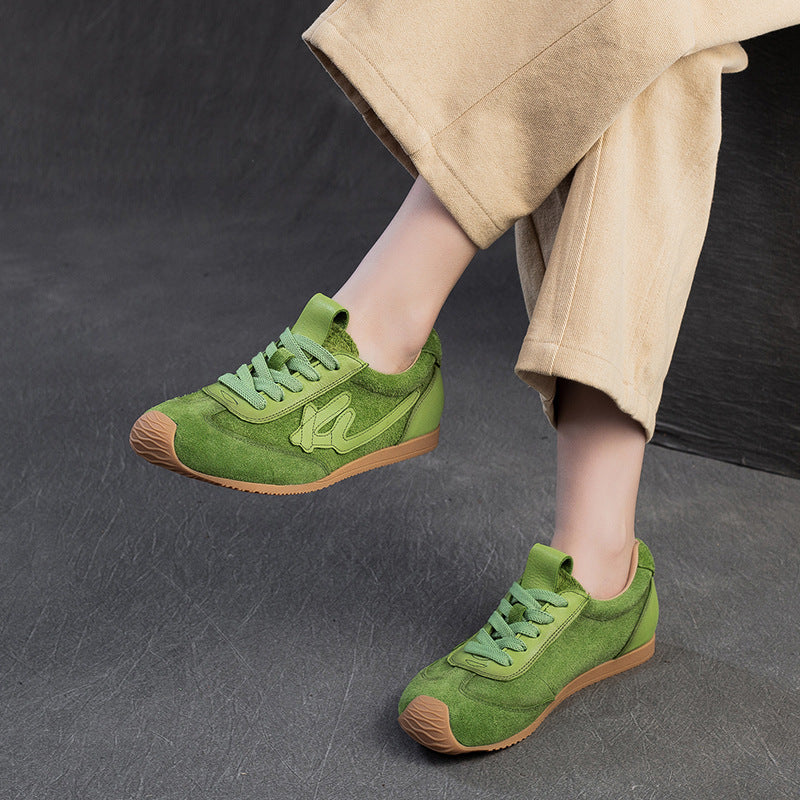Women's Handmade Versatile Design Niche Pumps Color Matching Men's Shoes