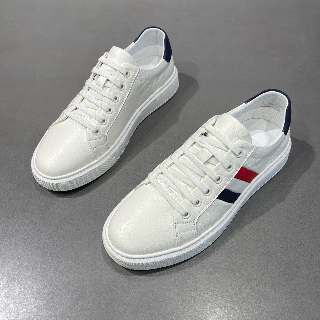 Men's White Spring Fashionable Fashion Trendy Boys Men's Board Shoes