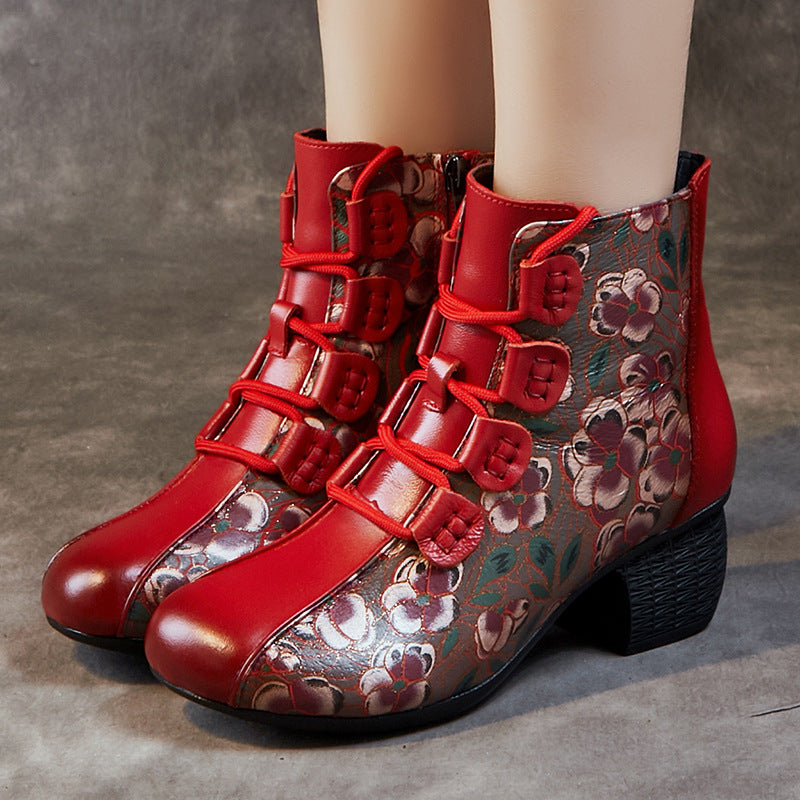 Women's Style Winter Short Chunky Soft Soled Boots